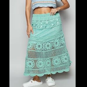 NIP POL Crochet Skirt